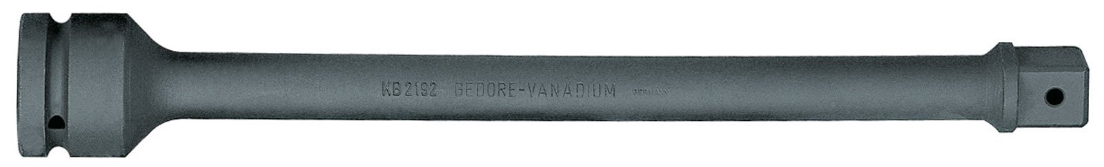 GEDORE KB 2190-16 1-Inch Impact Extension Bar 405mm (16-Inch) - Heavy Duty Socket Wrench Adapter for Automotive Repair & Industrial Maintenance