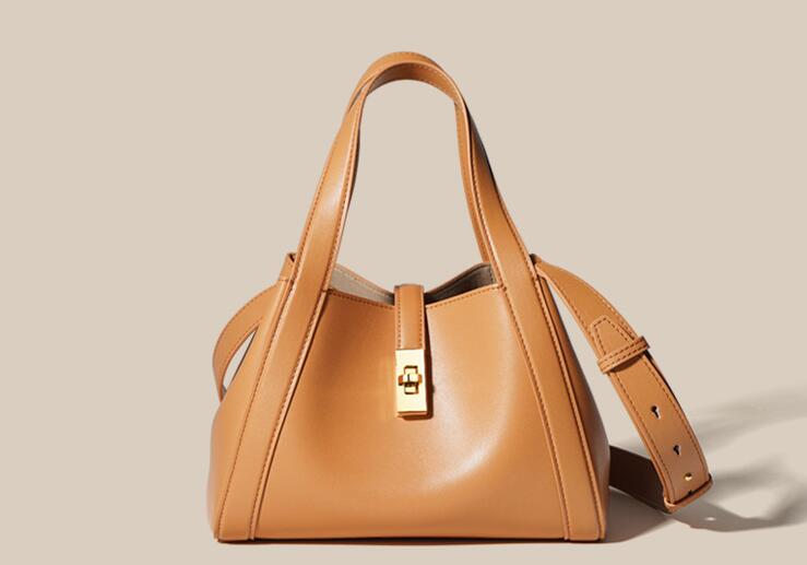 Stylish Small Leather Tote Crossbody Bag for Women - Perfect for Work, Travel & Everyday Use | Premium Genuine Leather Handbag