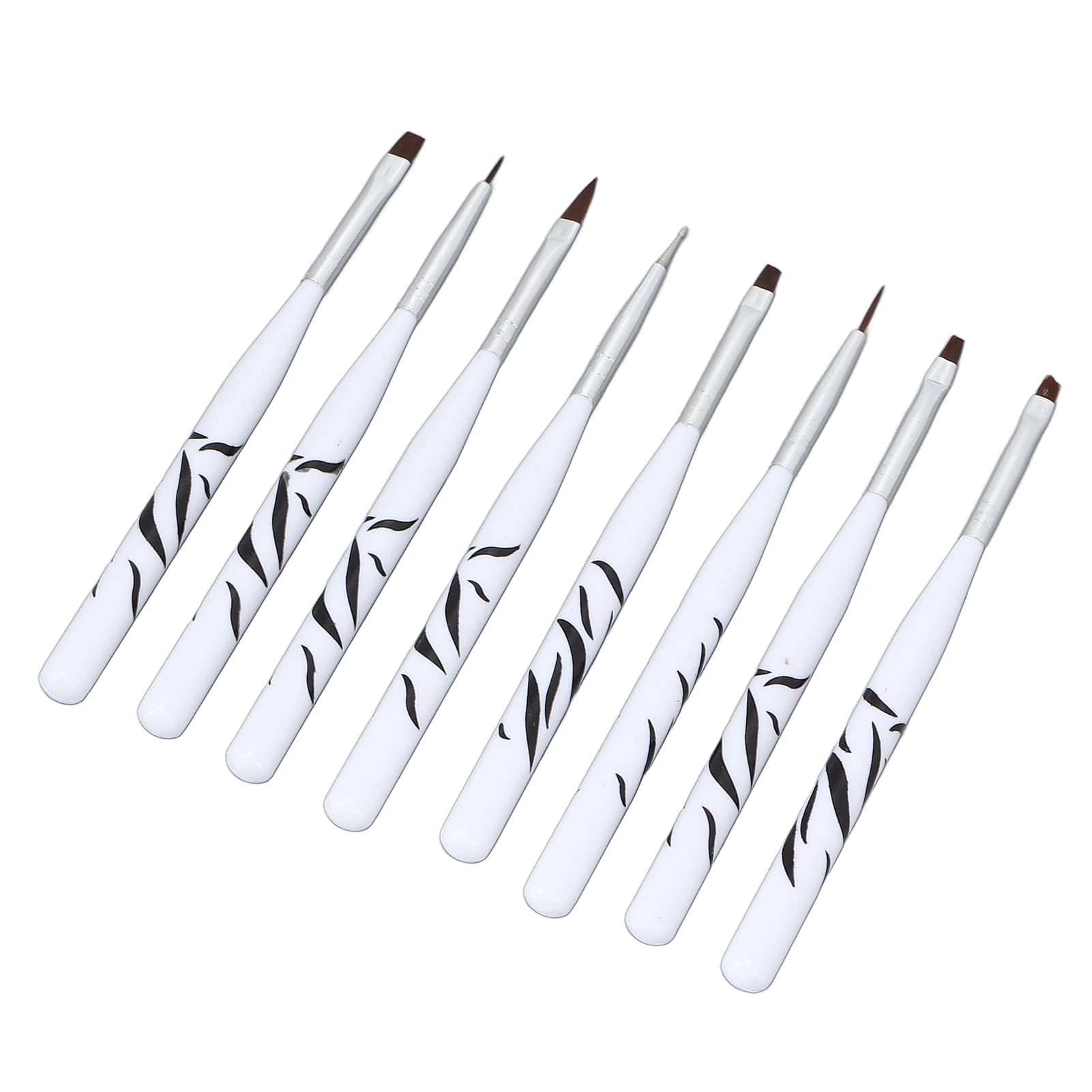 Professional Nail Art Brush Set with Ergonomic Handle - Perfect for Nail Salon, Beginners & Artists - Home Manicure & Nail Design Kit for Gel Polish, Acrylic & DIY Nail Art