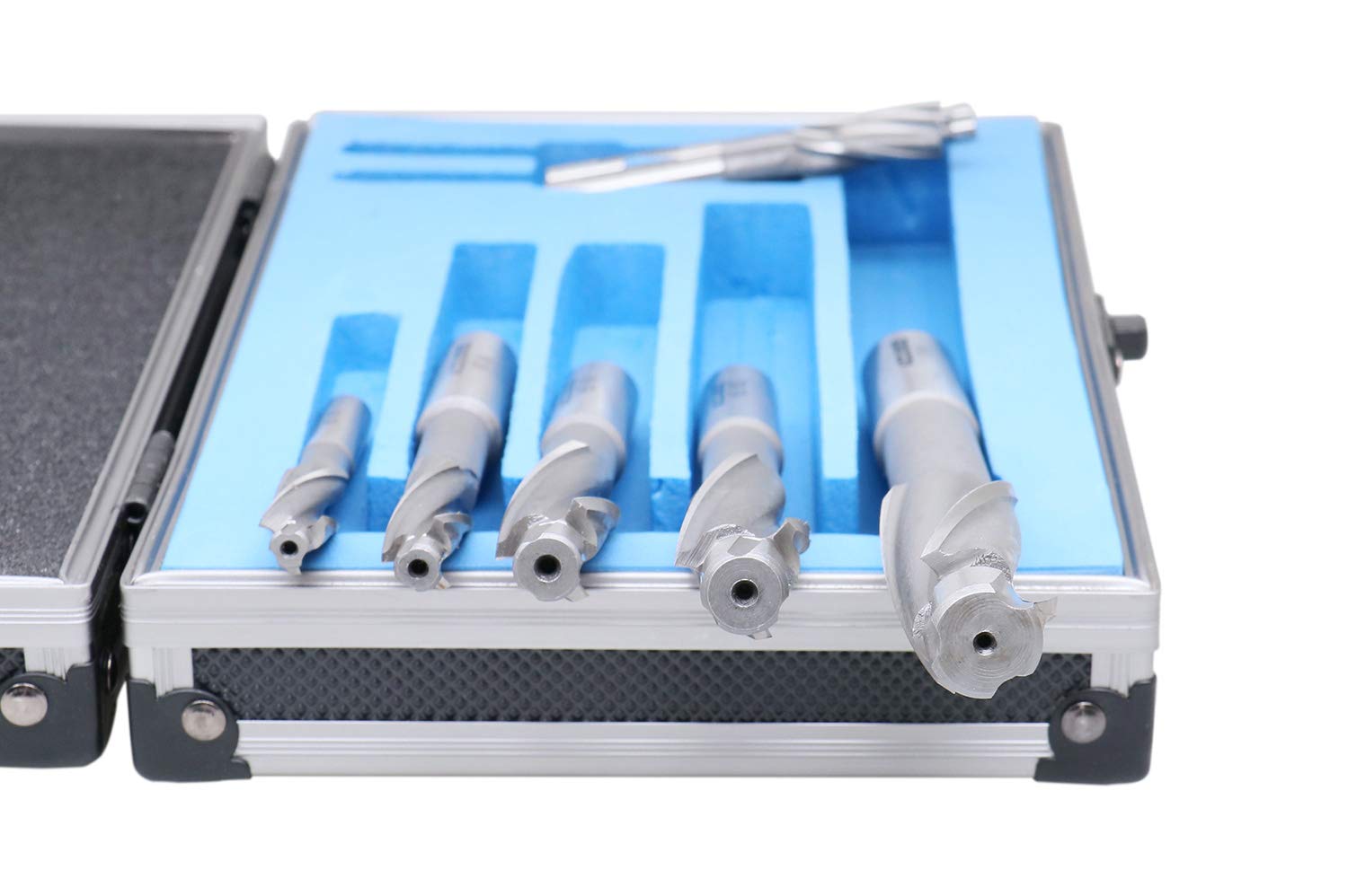Accusize Premium Metric HSS Solid Cap Screw Counterbore Set - 3 Flute Straight Shank, 7 Piece (509S-007M) for Metalworking & Woodworking Projects