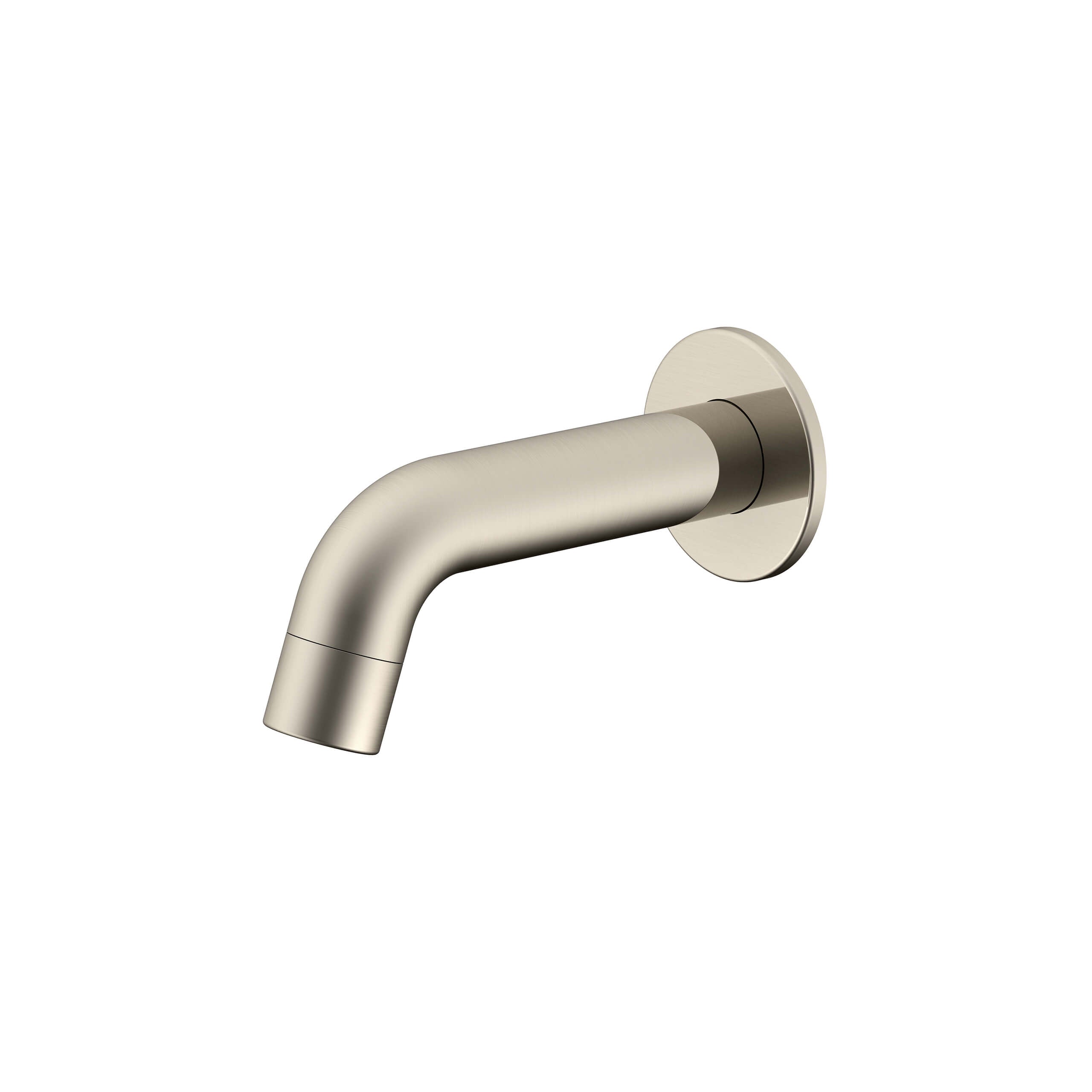 ADP Soul Mini Wall Spout Brushed Nickel - Modern Bathroom Faucet for Sink, Vanity & Powder Room - Perfect for Small Spaces & Water Conservation