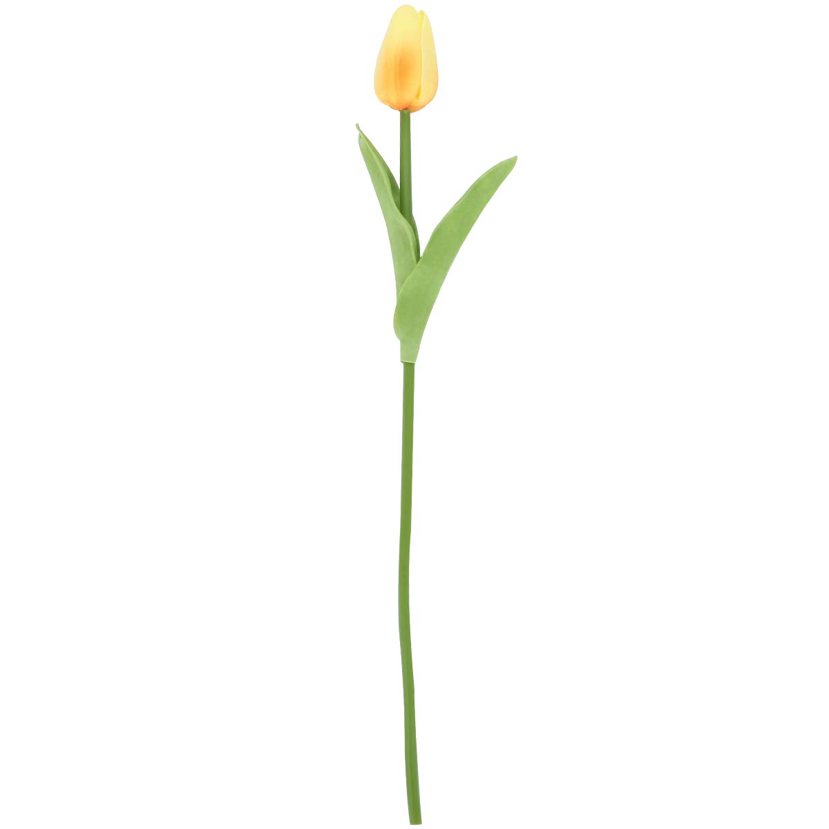 VICASKY Real Touch Artificial Tulips Flowers - Faux Silk Tulip Bouquet for Wedding, Home, Party, Balcony, Yard & Bar Decor (Orange) - Perfect for Spring Centerpieces, Table Arrangements & DIY Floral Projects