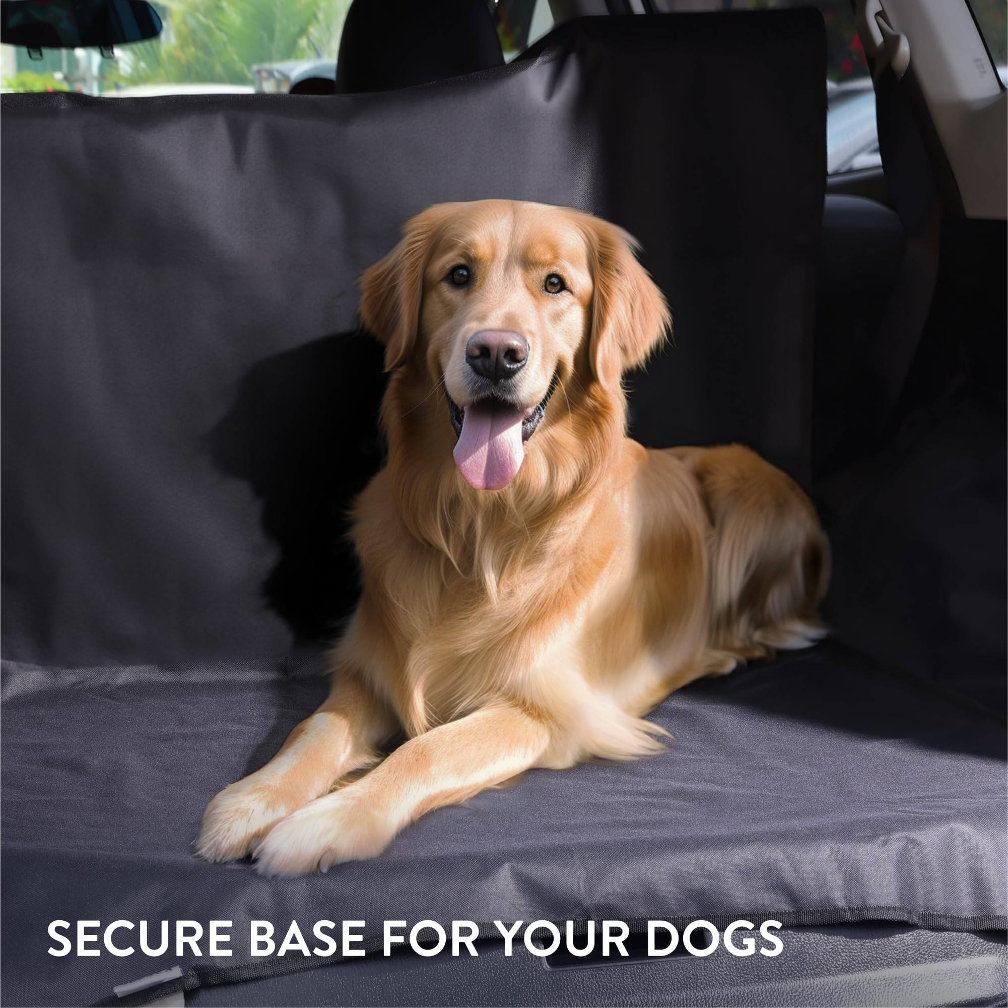 PRETEX Universal SUV Cargo Liner for Dogs - Waterproof Pet Seat Cover, Non-Slip Trunk Mat with Side Protection - Easy Clean Car Backseat Protector for Travel, Camping & Daily Use