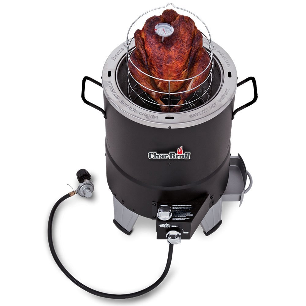 Char-Broil The Big Easy TRU-Infrared Oil-Less Turkey Fryer - Smokeless & Healthy Outdoor Cooking for Thanksgiving, Parties & Backyard BBQs