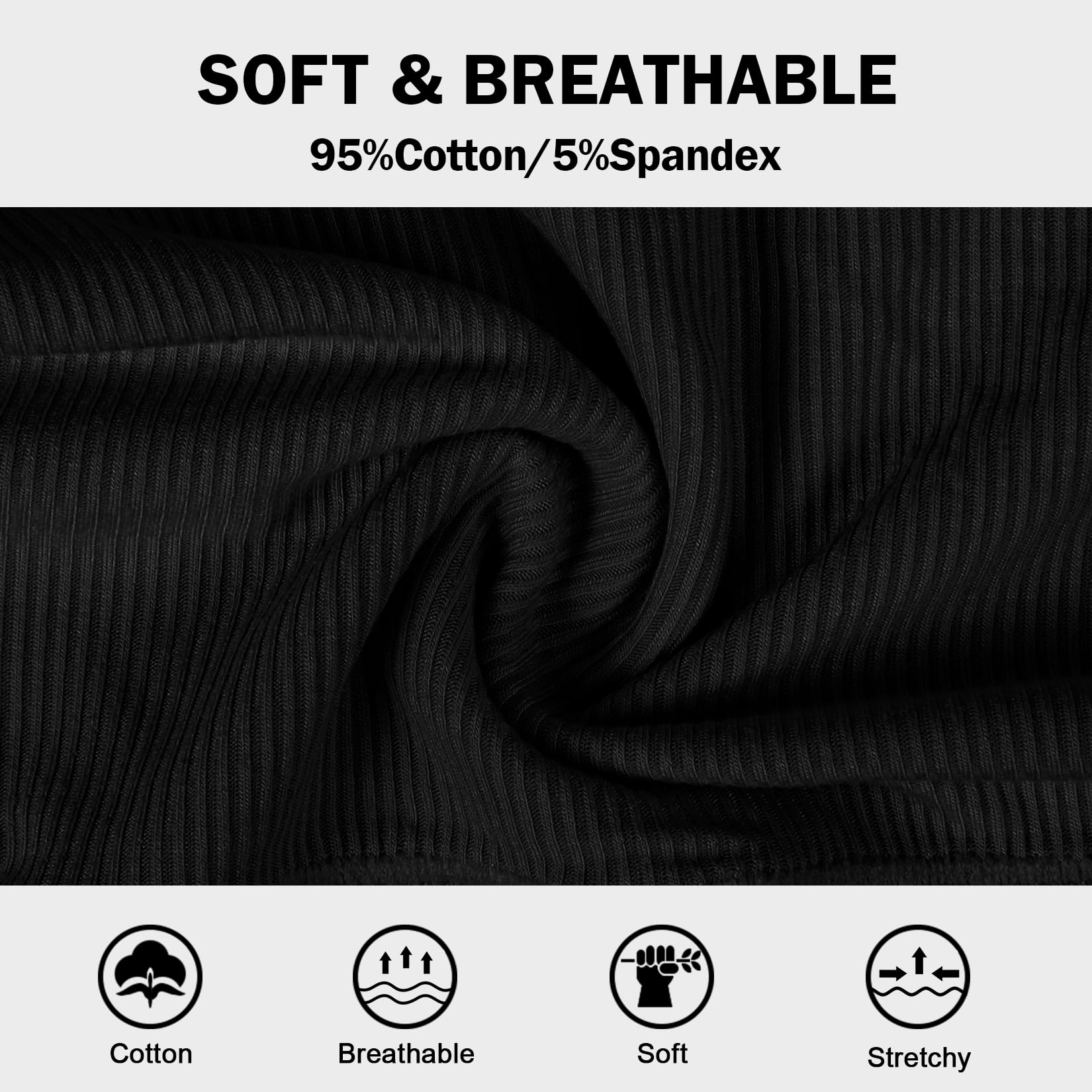 High Waisted Women's Underwear - Cotton Tummy Control Postpartum Panties - Full Coverage Comfortable Briefs for Everyday Wear, Maternity & Postpartum Recovery