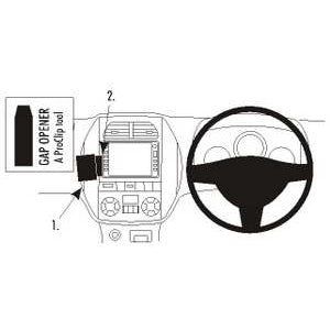 ClicOn No Holes Angled Dash Mount for Toyota RAV4 2004-2005 - Secure Phone Holder for Hands-Free Navigation & Safe Driving