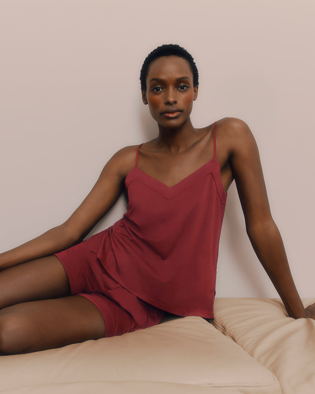 Women's Cami Sleep Set - Soft & Comfortable Pajama Set for Nightwear & Lounge Wear - Perfect for Bedtime, Relaxing at Home, and Travel