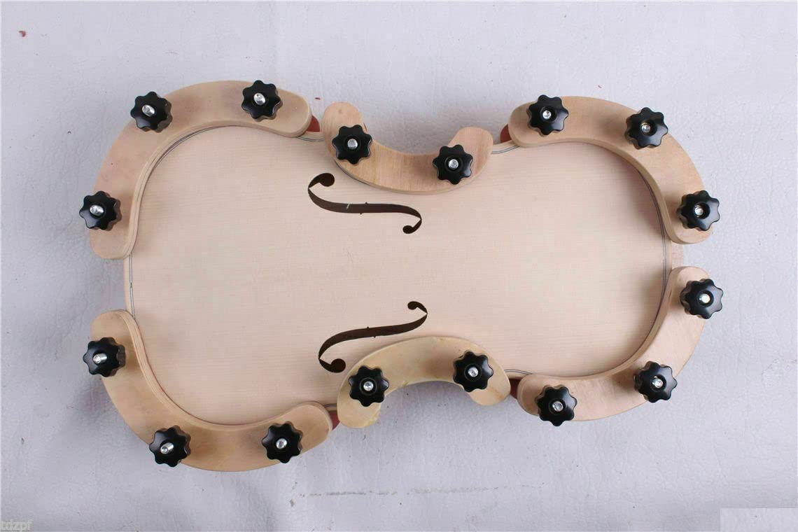 6-Piece Violin & Viola Top and Back Gluing Clamps - Professional Luthier Tools for Instrument Repair & Crafting - Perfect for DIY Violin Making and Woodworking Projects