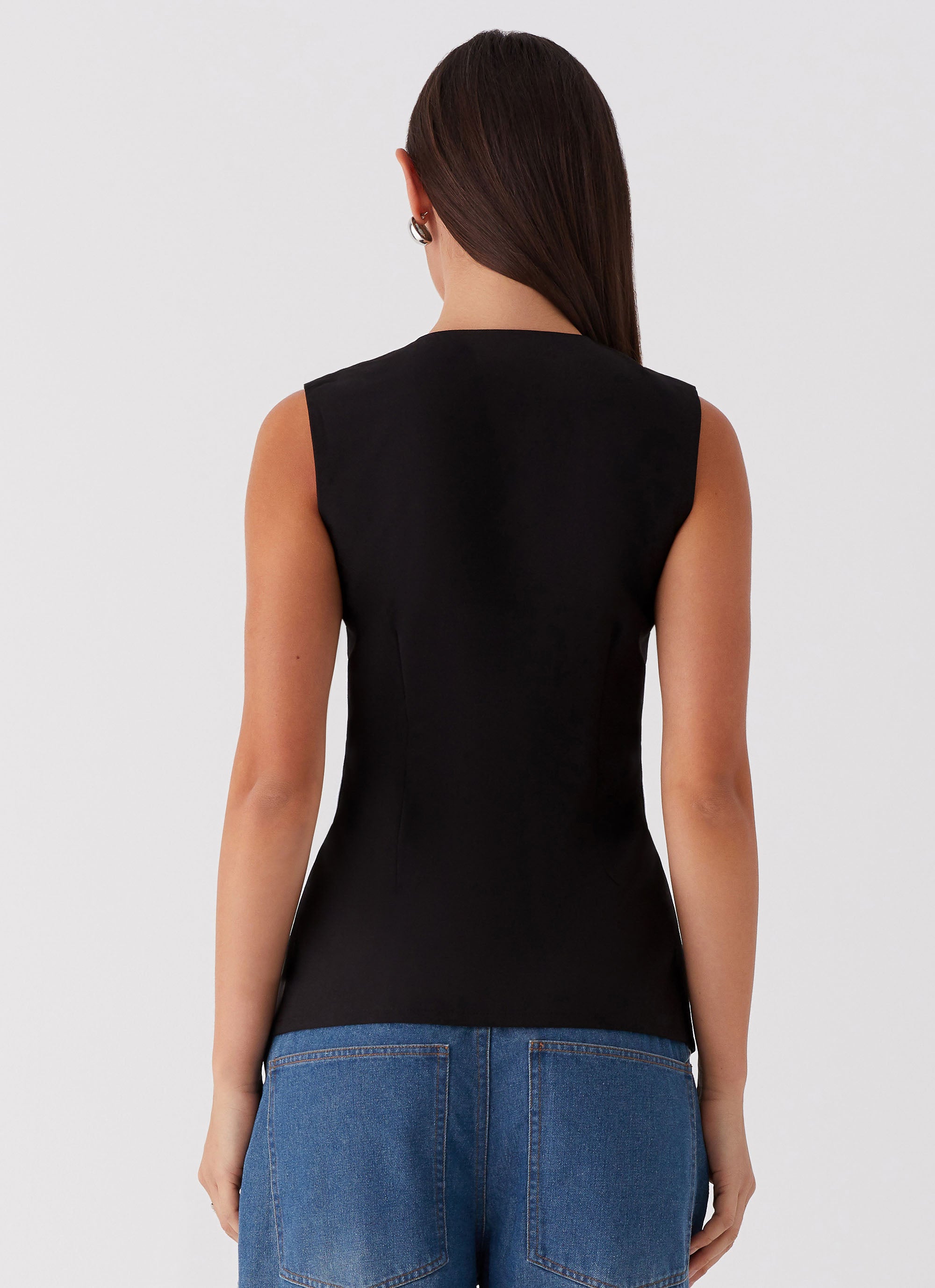 Dottie Tie Top Women's Blouse - Elegant Black Shirt for Casual & Office Wear | Perfect for Work, Date Night & Everyday Outfits