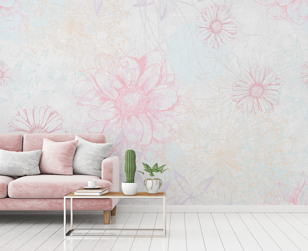 Atelier 47 Floral Wall Art - Handmade Flower Paintings for Home Decor | Perfect for Living Room, Bedroom & Office Decorations