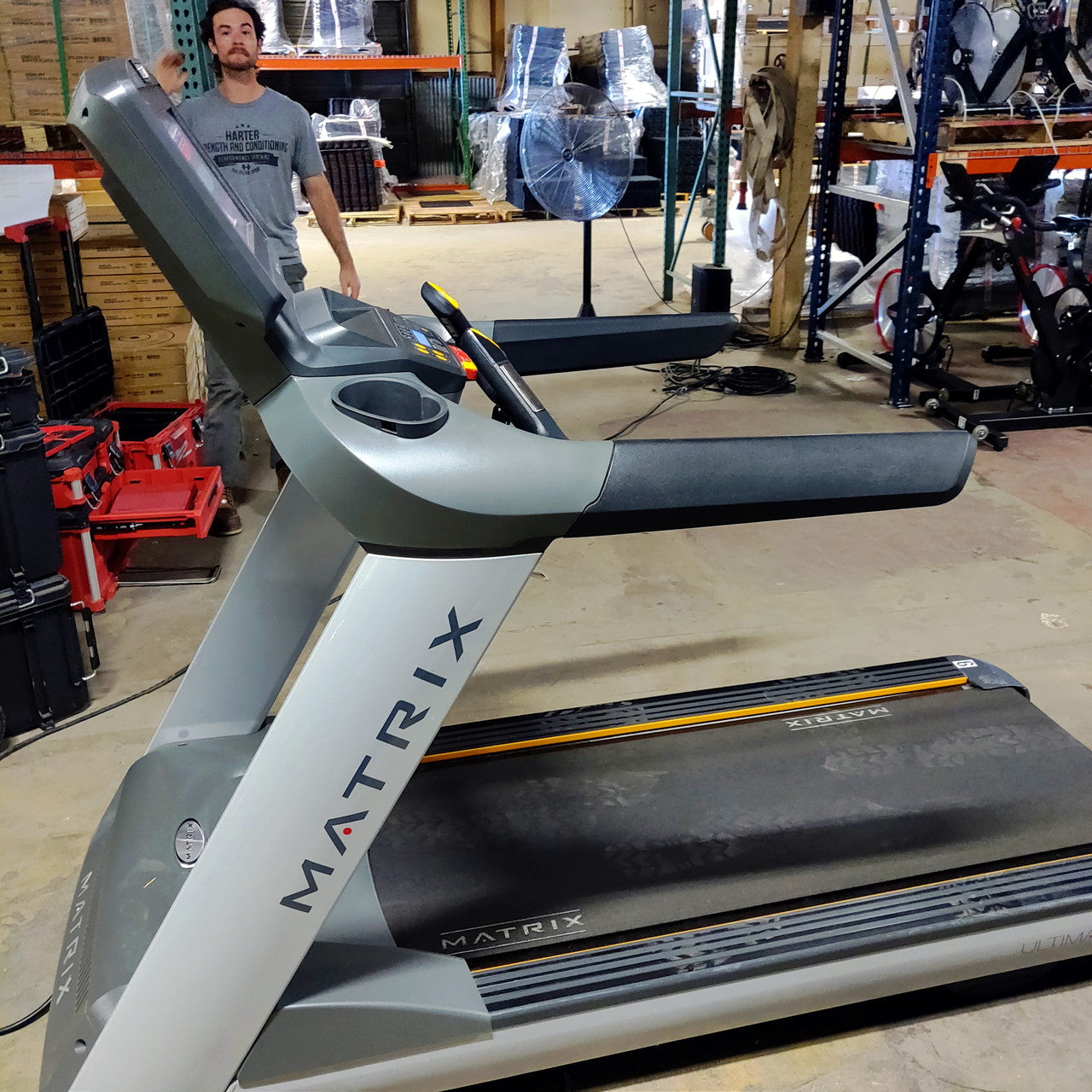 Matrix T7Xe Treadmill - Premium Folding Treadmill for Home Gym with 12 Preset Programs, 3.5HP Motor & Bluetooth Connectivity - Perfect for Cardio, Running & Weight Loss Workouts at Home