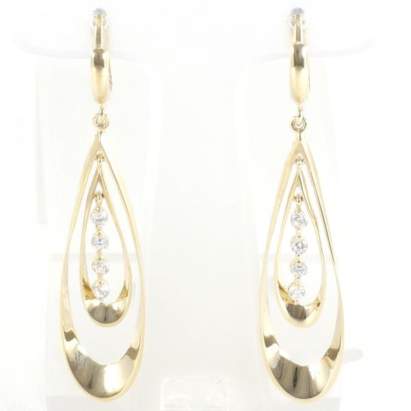10K Yellow Gold Cubic Zirconia Stud Earrings for Women - Hypoallergenic Luxury Jewelry Gift for Birthday, Anniversary & Special Occasions