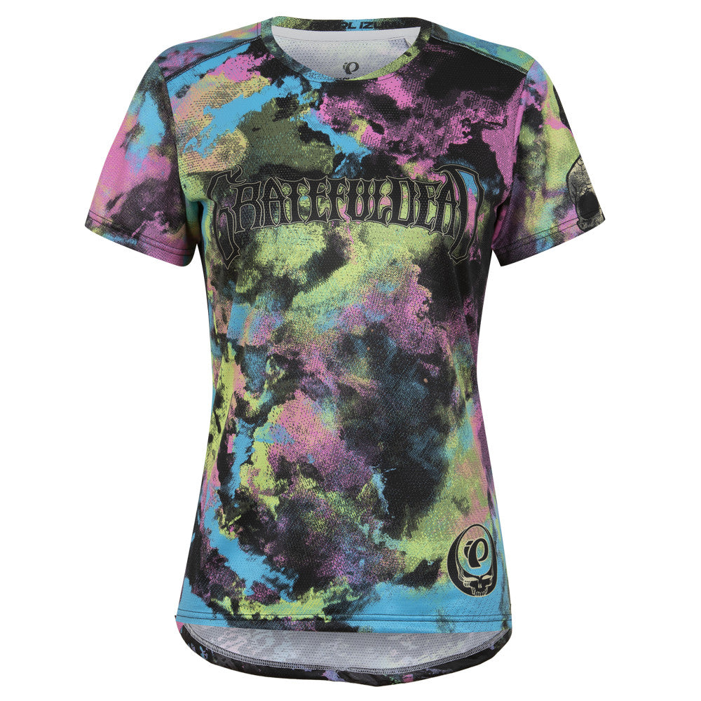 Grateful Dead x PEARL iZUMi Women's Wanderer Summit Short Sleeve Cycling Jersey - Perfect for Road Biking, Mountain Trails & Outdoor Adventures