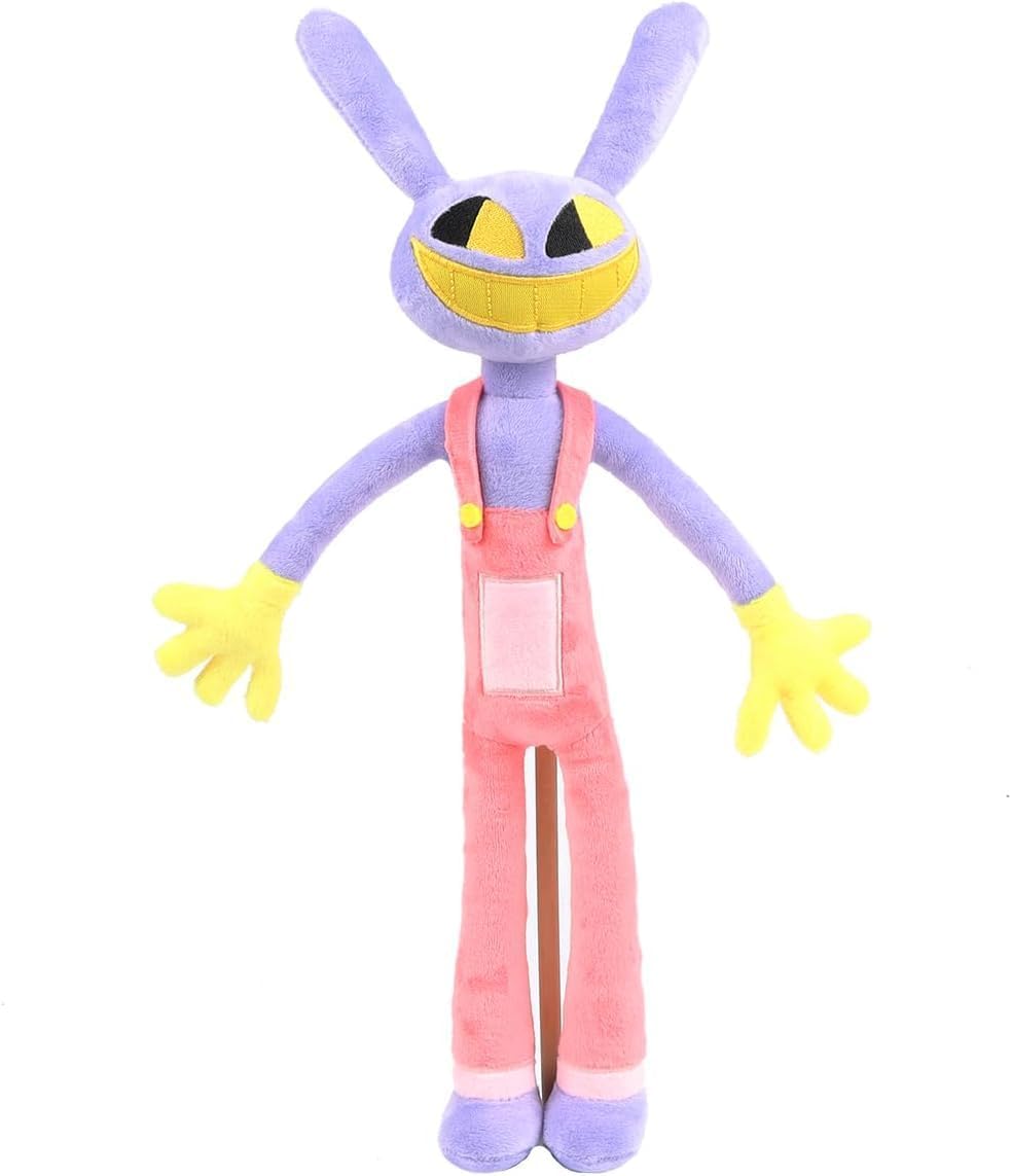 16 Inch High Jax Digital Circus Plush Bunny Toy - Soft Easter Basket Stuffer, Cute Home Decor & Spring Gift for Kids, Adults (Perfect for Easter Celebrations, Birthday Parties & Nursery Decor)