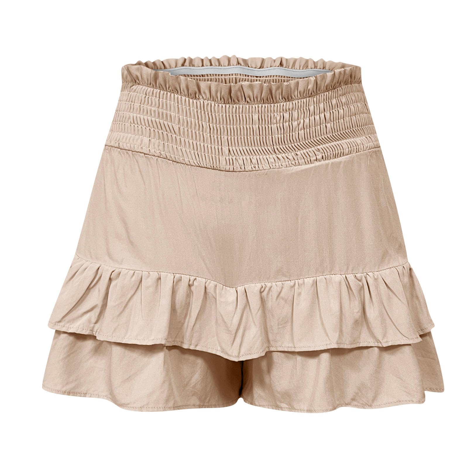 Trendy Women's Ruffle Shorts - High Waisted Summer Streetwear for Outfits