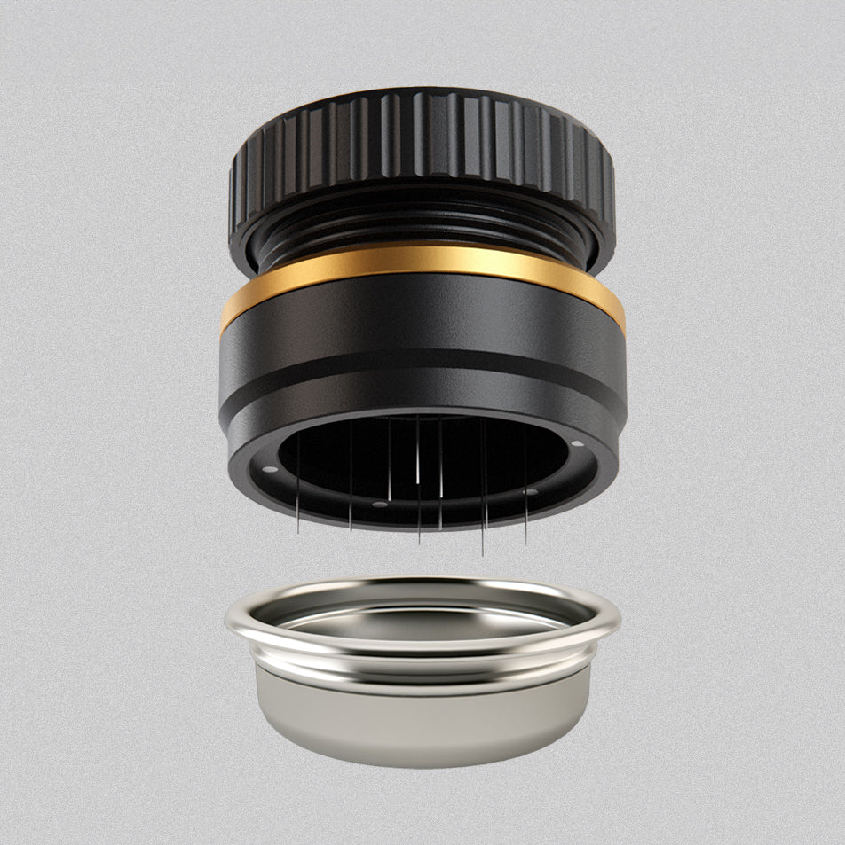 Dynamic Spirographic WDT Tool for Espresso - LASTAFOREST Professional Coffee Stirrer for Perfect Extraction | Ideal for Baristas & Home Brewing Enthusiasts