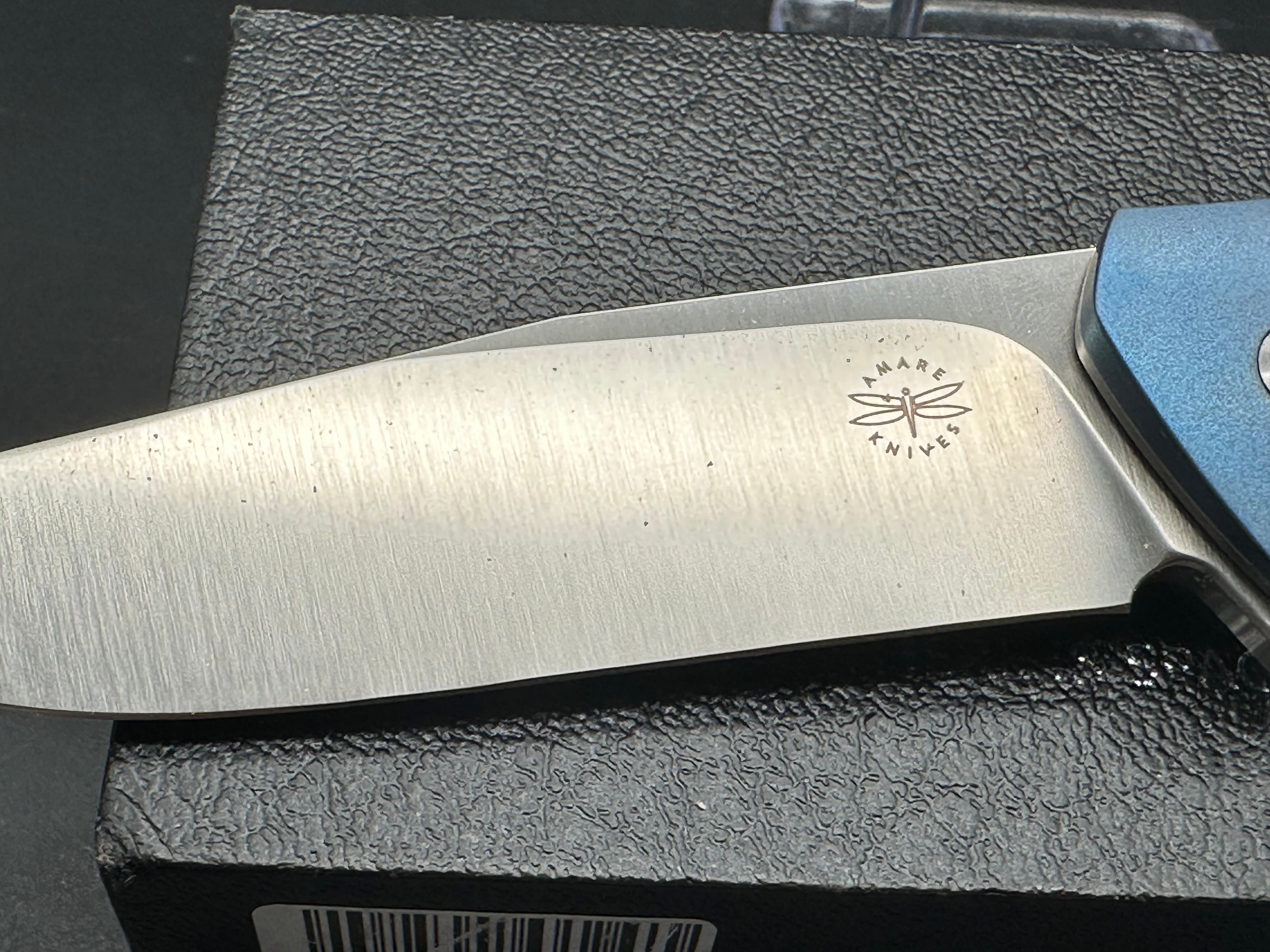 Amare Knives Track Liner Lock Folding Knife - 3.75