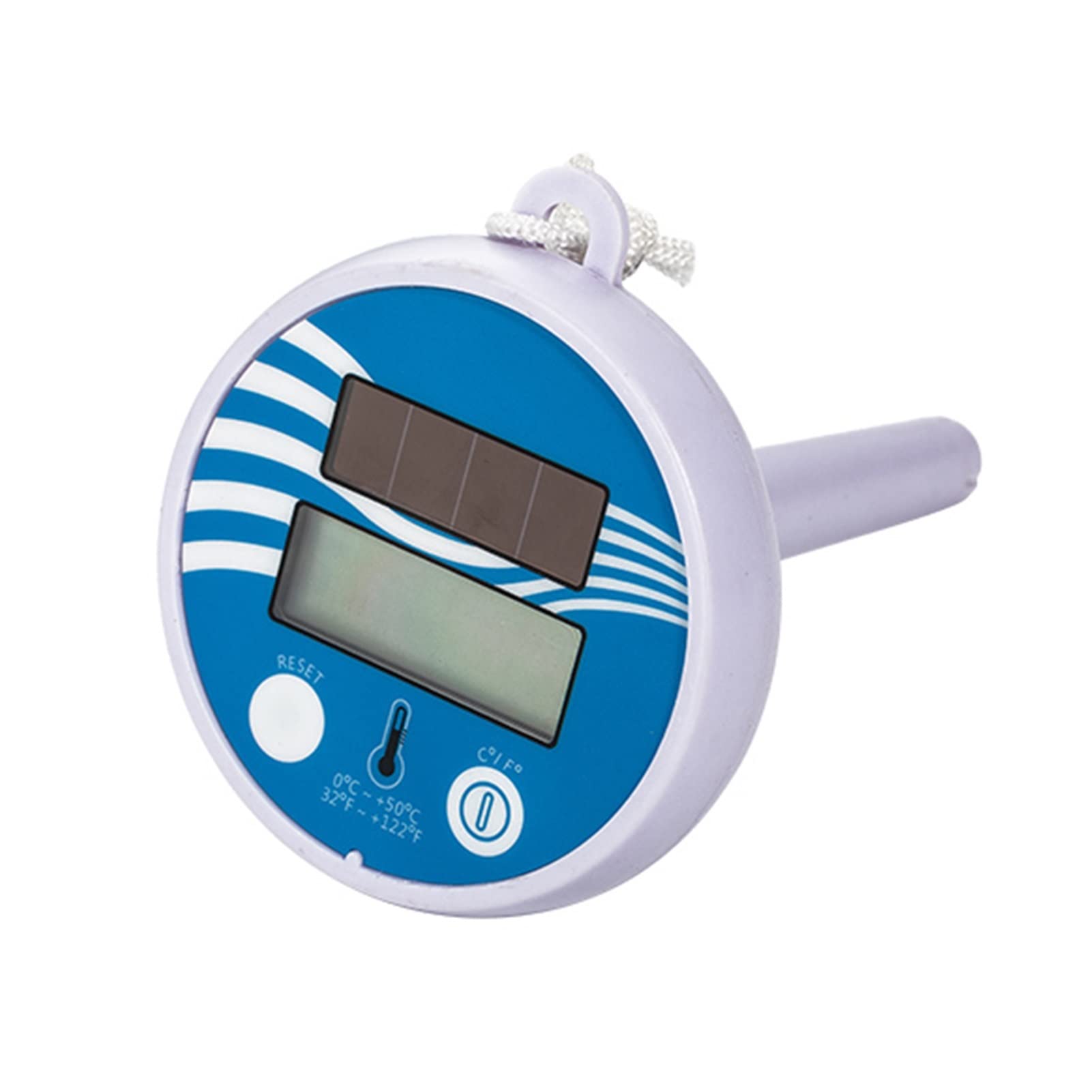 Wireless Pool Thermometer with LCD Display - Waterproof Digital Thermometer for Swimming Pools, Aquariums & Spas - Floating Temperature Sensor with Easy-Read Screen | Perfect for Backyard Pools, Hot Tubs & Fish Tanks