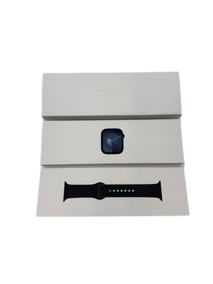 Apple Watch Series 9 41mm Midnight Navy Aluminum Case with Sport Band - Unisex Smartwatch for Fitness Tracking, Heart Rate Monitoring & iPhone Compatibility | Perfect for Running, Swimming & Everyday Wear