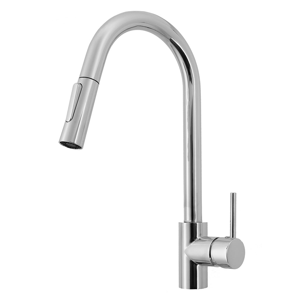 Hafele Pull-Out Sprayer Kitchen Faucet - Polished Chrome Finish - Perfect for Modern Kitchens & Easy Dishwashing