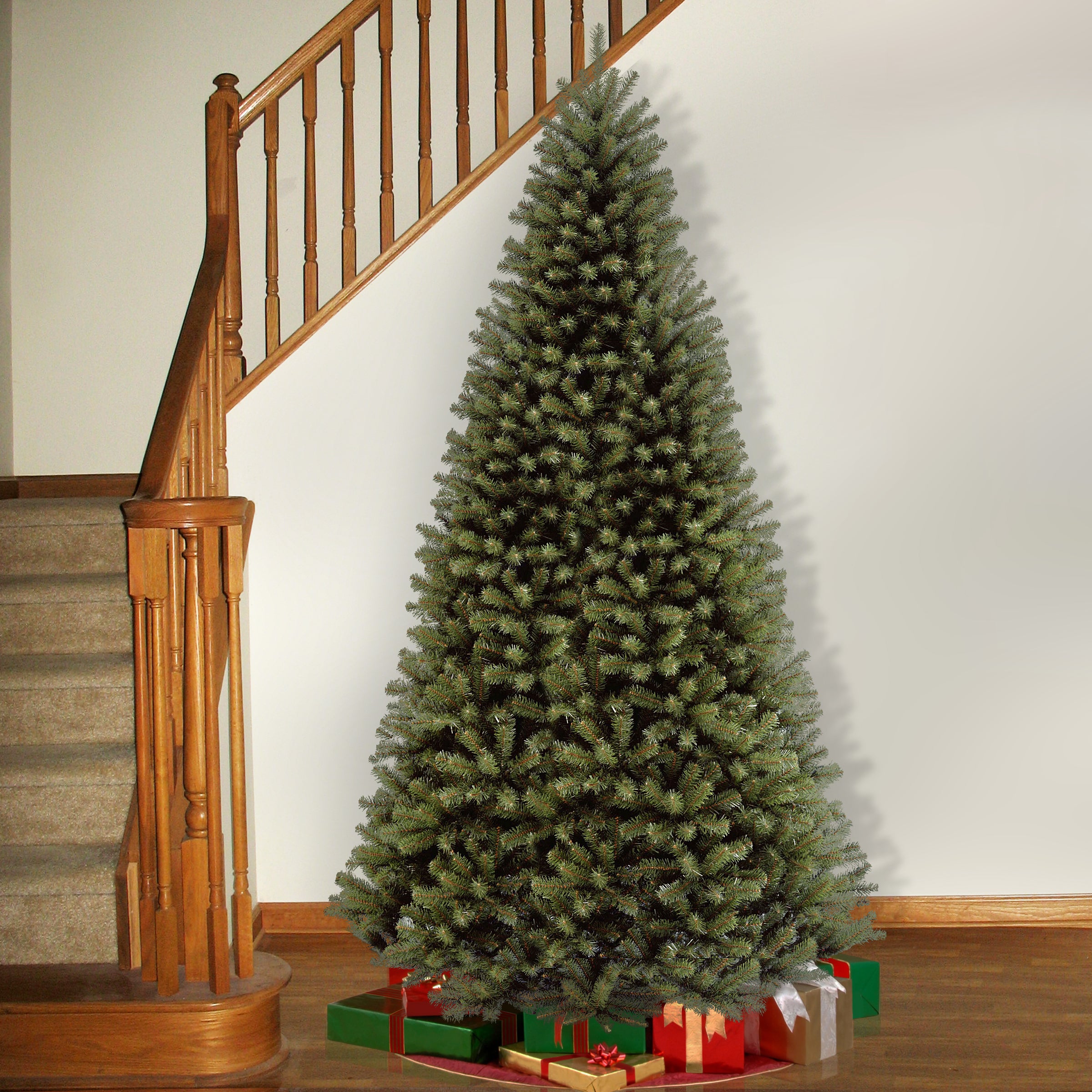 9 ft. North Valley Spruce Artificial Christmas Tree - Premium Realistic Holiday Decor for Home, Office & Party Decorations