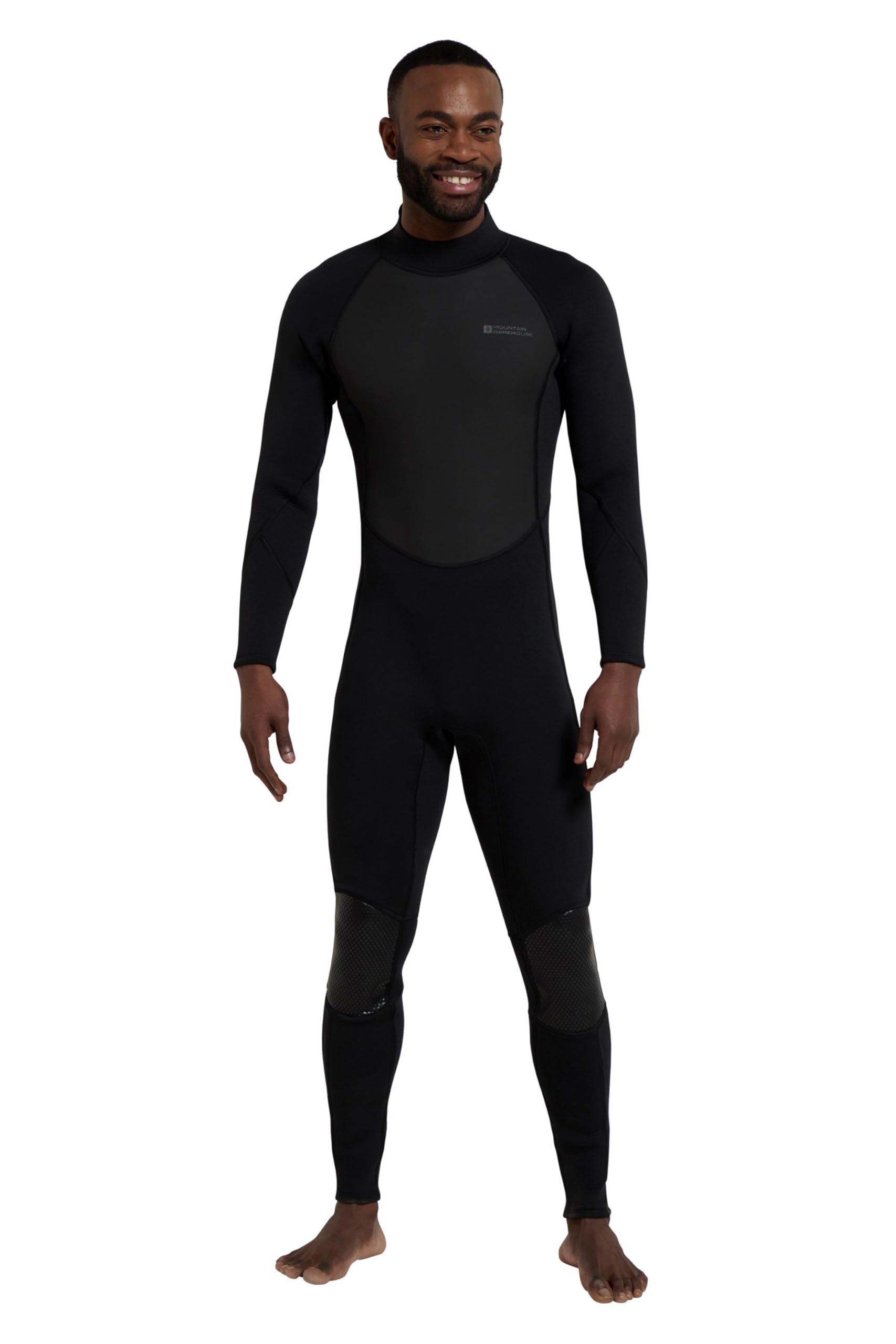 Mountain Warehouse Men's Full Wetsuit - 3/2mm Neoprene Diving & Surfing Wetsuit for Cold Water - Ideal for Scuba Diving, Snorkeling, and Water Sports