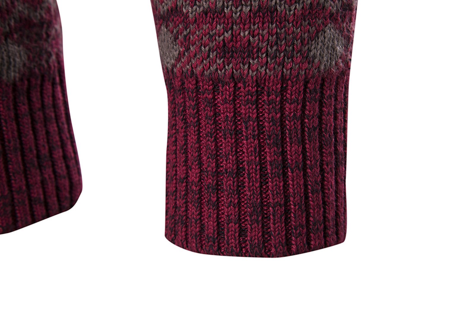 Elonglin Men's Aztec Pattern Knit Pullover Sweater - Long Sleeve Crewneck Jumper for Casual Wear & Winter Outfits