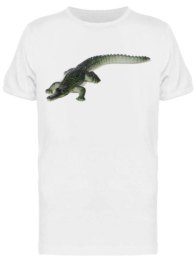 Plastic Crocodile Toy Tee for Men - Funny Graphic T-Shirt for Casual Wear, Parties & Gag Gifts