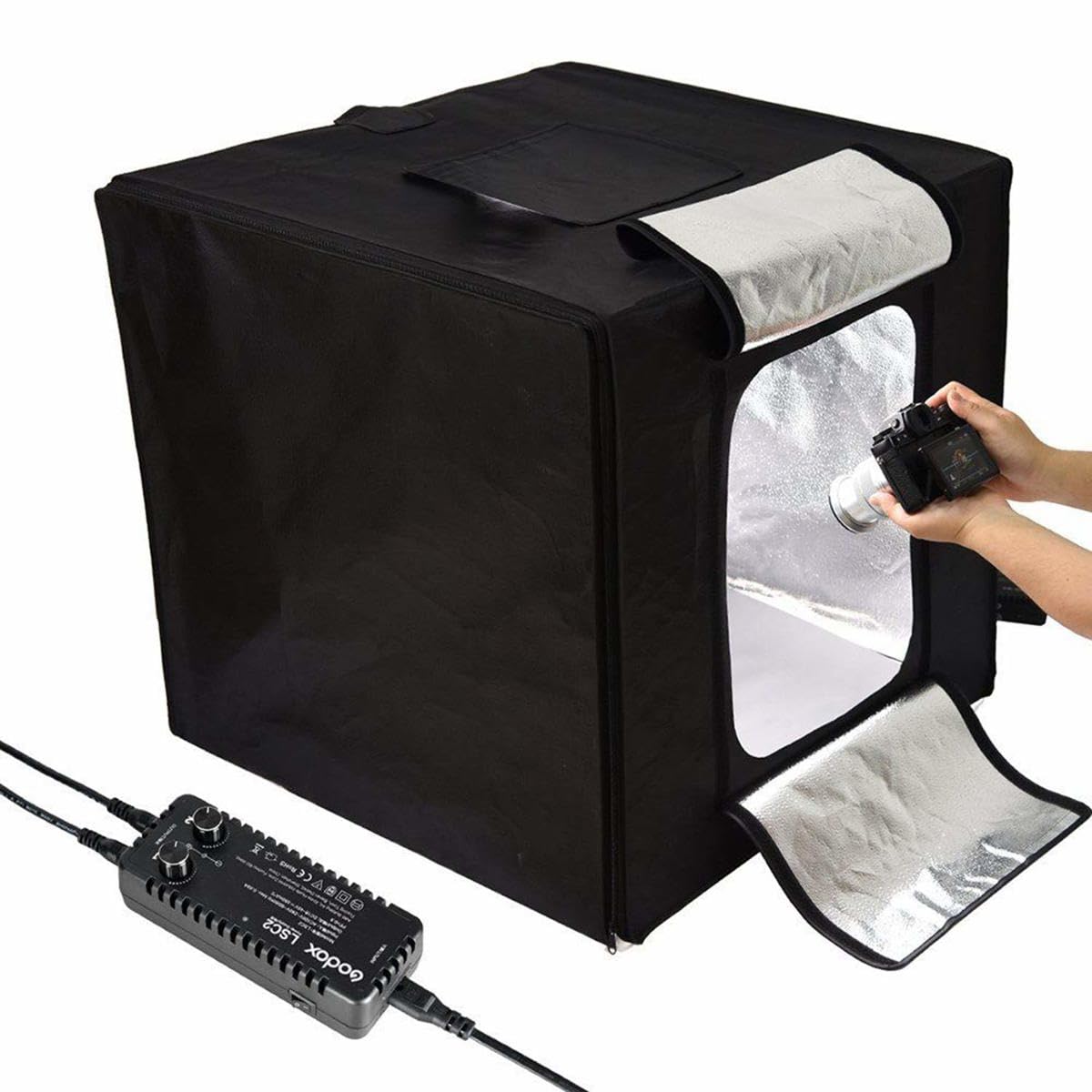Godox LST80 LED Mini Portable Photography Studio Light Box - Perfect for Product Photography, Jewelry, Small Items & Social Media Content Creation
