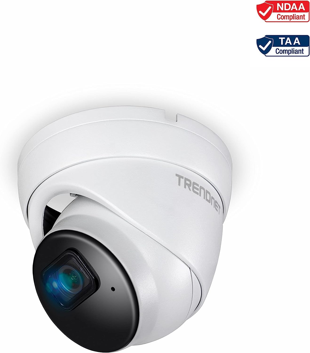 TRENDnet TV-IP1515PI 5MP H.265 PoE IP Security Camera - Indoor/Outdoor Weatherproof IP66, 30m IR Night Vision, MicroSD Slot - Ideal for Home & Business Surveillance, Parking Lots & Perimeter Monitoring