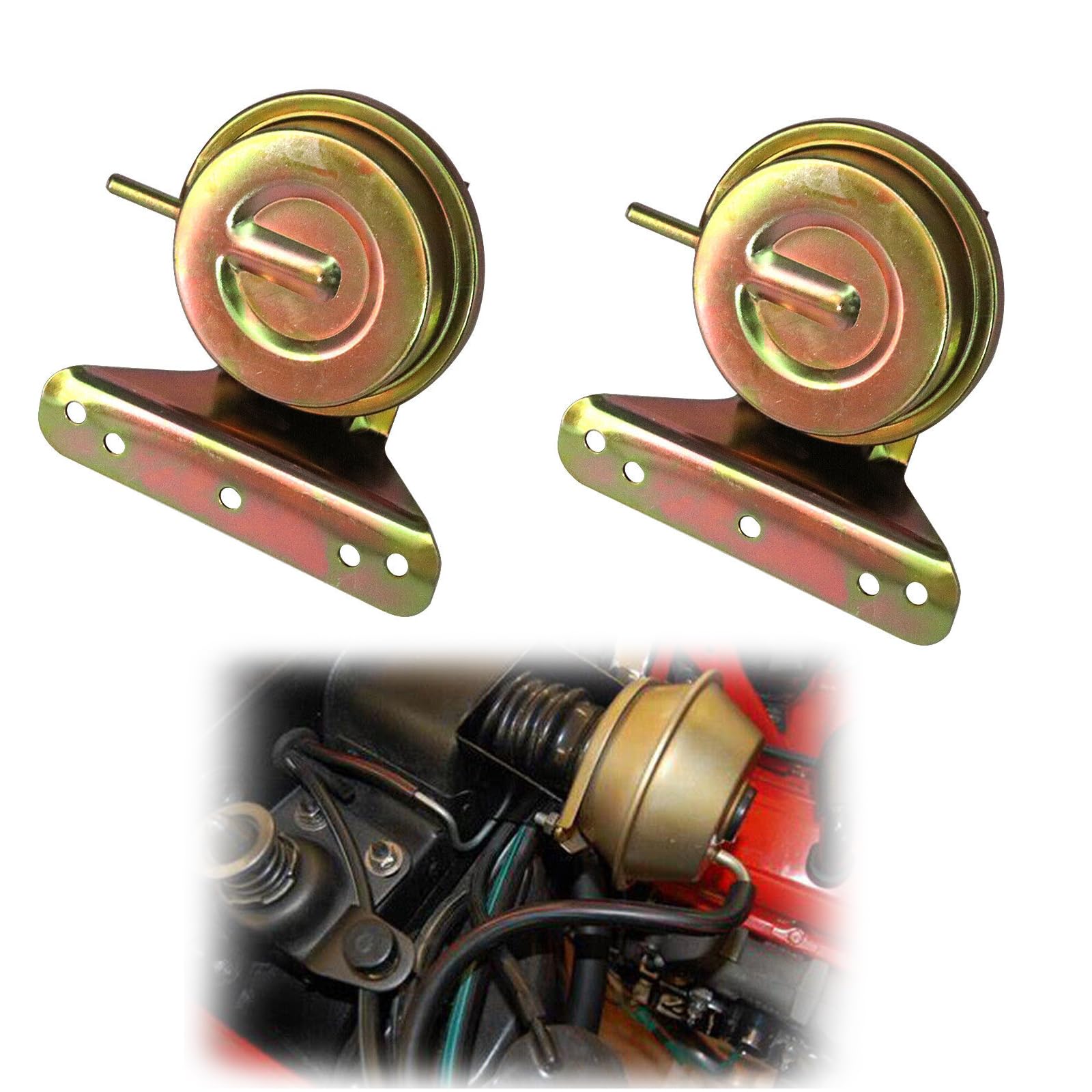 Pair (2) Headlight Vacuum Actuator for 1968-1982 C3 Corvette - Replacement Parts for Classic Car Restoration & Headlight Repair