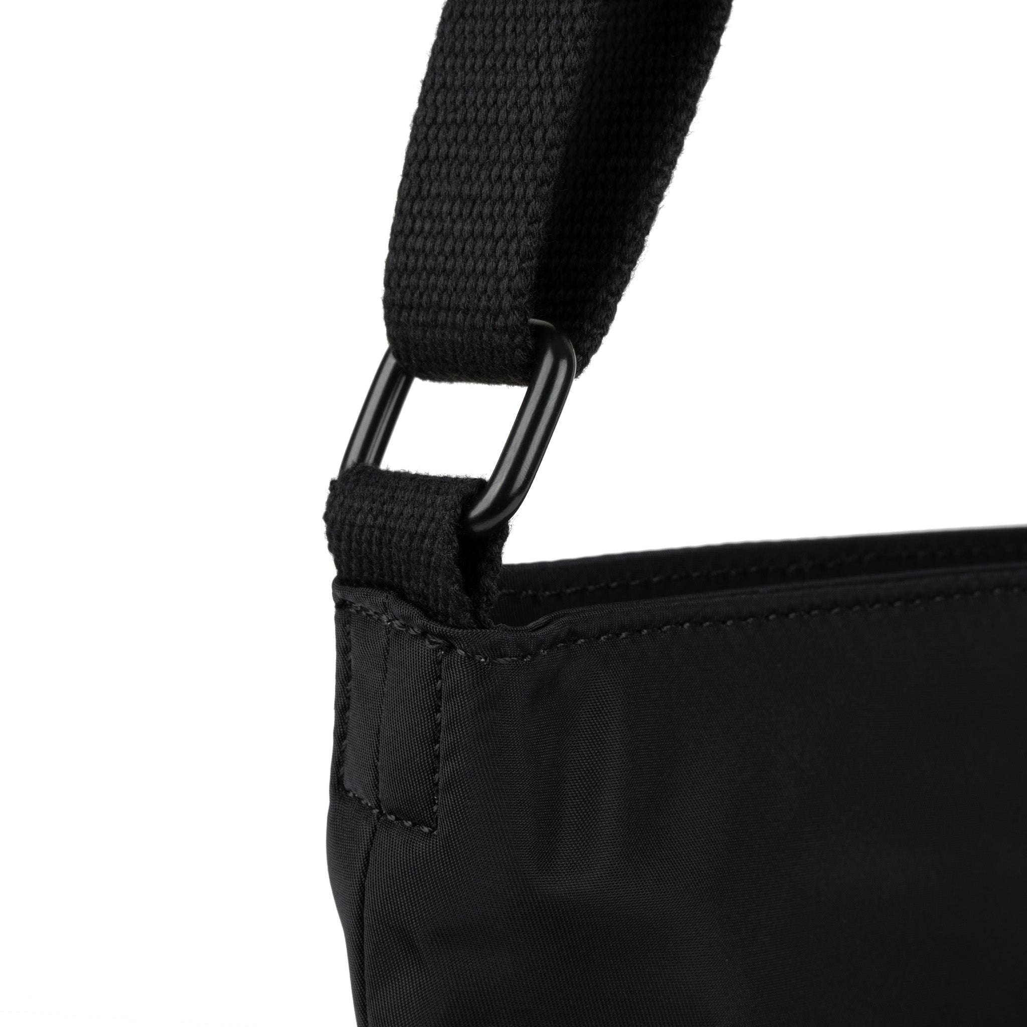 Kennington B All Black Recycled Nylon Backpack - Eco-Friendly Waterproof Laptop Bag for Men & Women - Perfect for Travel, Work, and Outdoor Adventures
