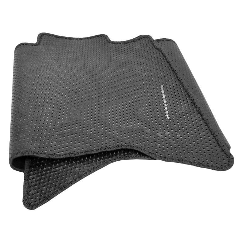 Premium Mopar 82211008AB Rear Floor Mats for Ram Crew Cab - Dark Slate Carpet with Ram's Head Logo | Durable Protection & Comfort for Your Truck Interior