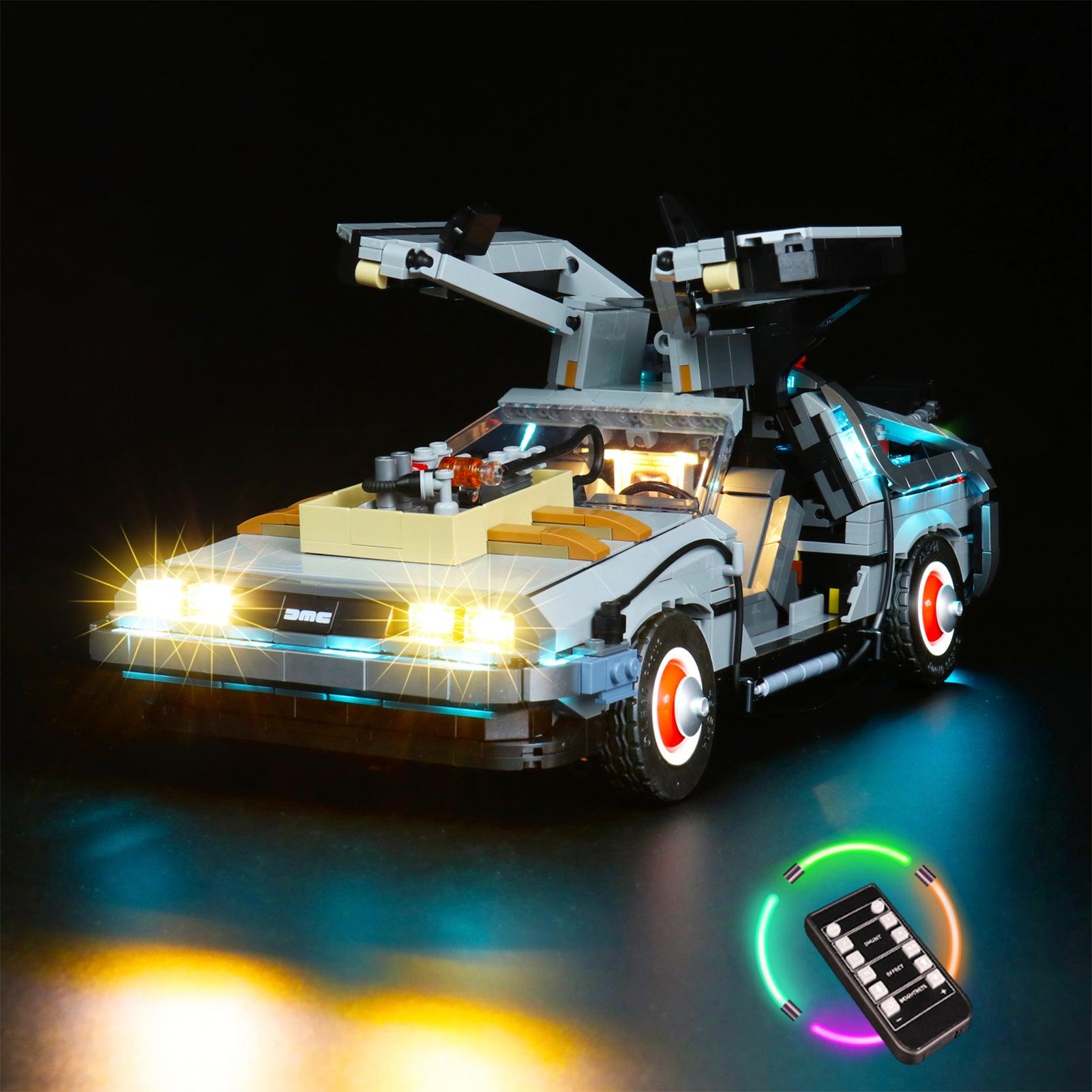 LEGO Technic Back to The Future 10300 Light Kit - Compatible with Official LEGO Sets - DIY Lighting for DeLorean Time Machine Model - Perfect for Display, Collectors, and Movie Fans