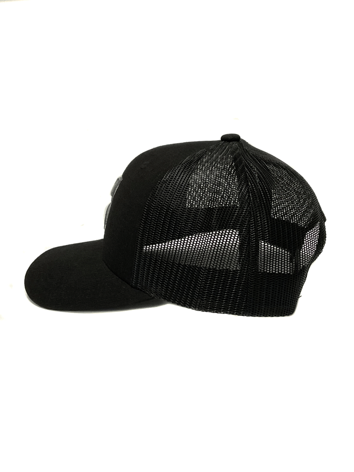 Hooey 2105T BK STERLING Mid Profile Snapback Trucker Hat - Grey & Black Adjustable Baseball Cap for Men & Women - Perfect for Outdoor Activities, Sports & Casual Wear