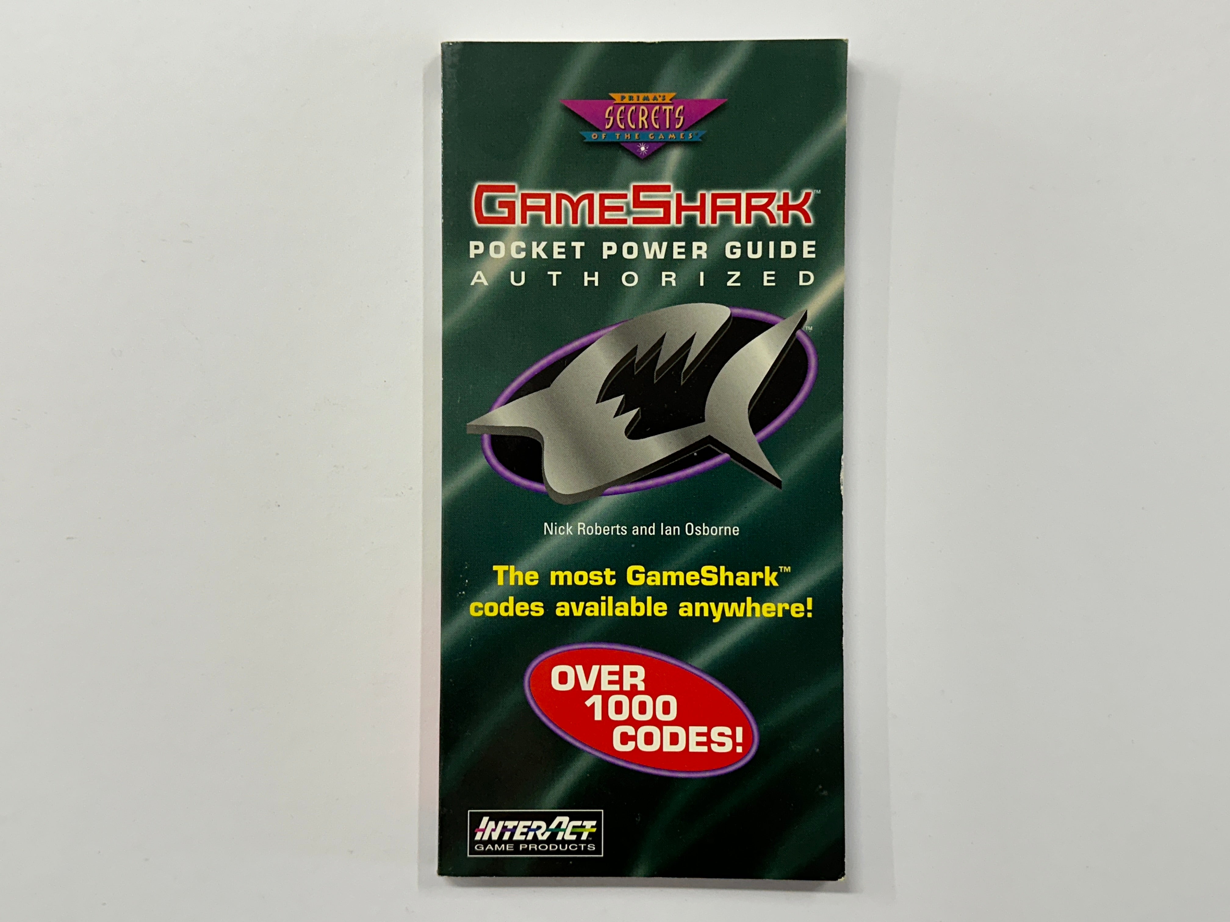 GameShark Pocket Power Guide Book - Ultimate Cheat Codes & Tips for Classic Games | Perfect for Retro Gaming Enthusiasts & Collectors