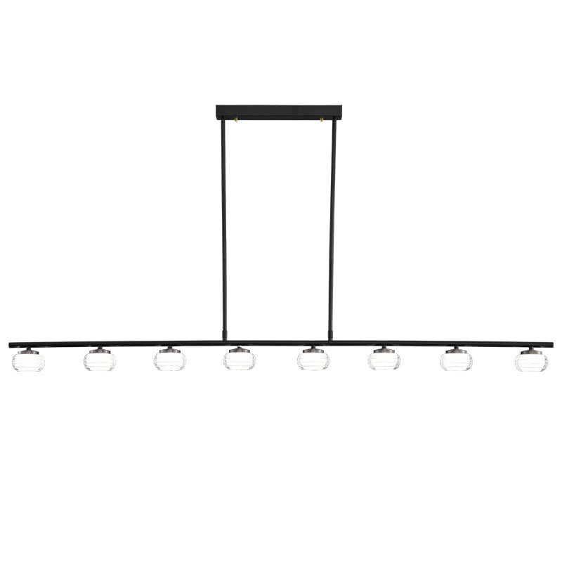 Modern Copper Strip Creative Bar Hanging Light Fixture - Industrial Chic Pendant Lighting for Kitchen Island, Dining Room & Bar Counter Decor
