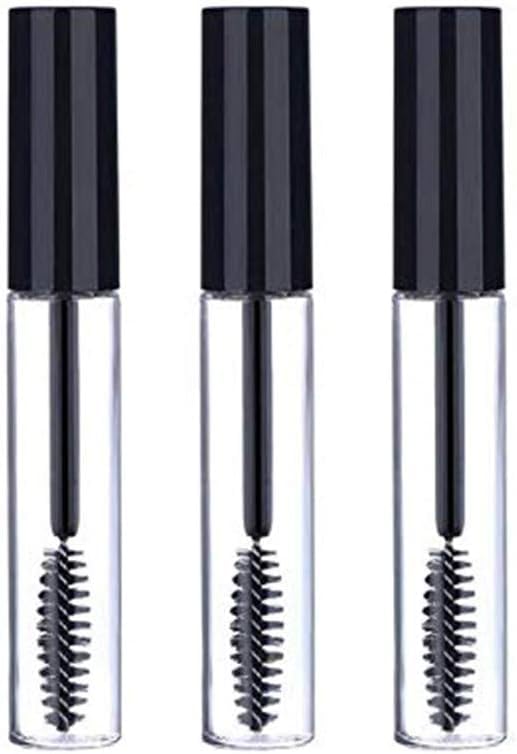 Hunky Dory 3-Piece 5ml Empty Mascara Tubes Set - Refillable Eyelash Serum, Eyeliner & Lash Cream Containers for DIY Beauty | Perfect for Travel, Salon Use & Makeup Artists