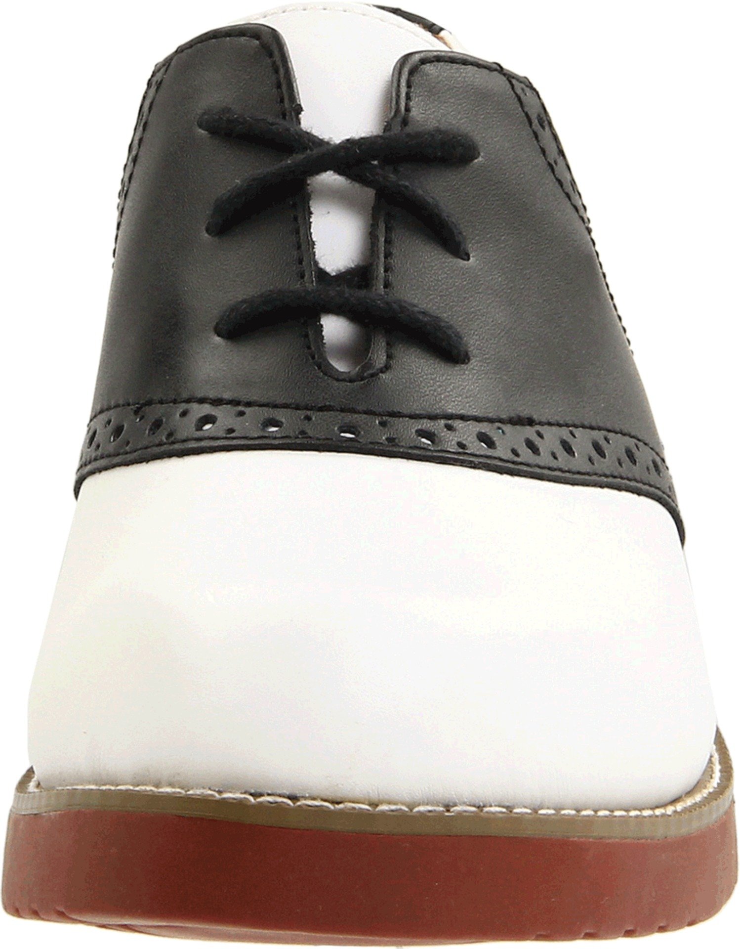 Women's Saddle Oxford Shoes for School - Classic Comfortable Leather School Uniform Shoes for Girls & Teens - Perfect for Classrooms, Office Work & Formal Occasions