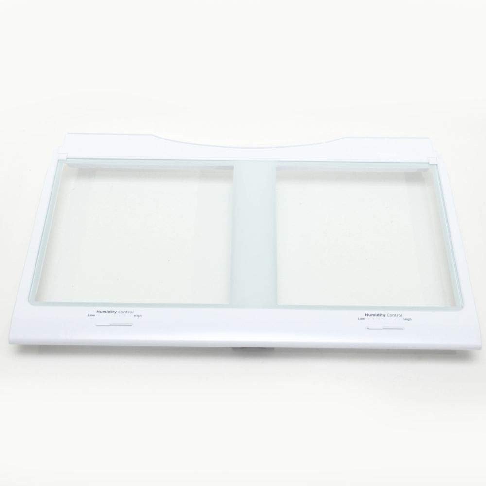 Samsung DA97-11287A Genuine OEM Refrigerator Crisper Drawer Cover Replacement Part - Perfect for Samsung Fridge Repair & Food Storage Organization