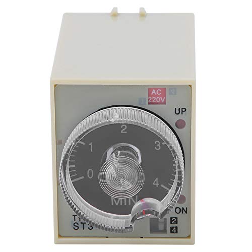 Adjustable Delay Timer Relay with Knob - High Conductivity & Anti-Interference for Industrial Automation & Home Appliances Control