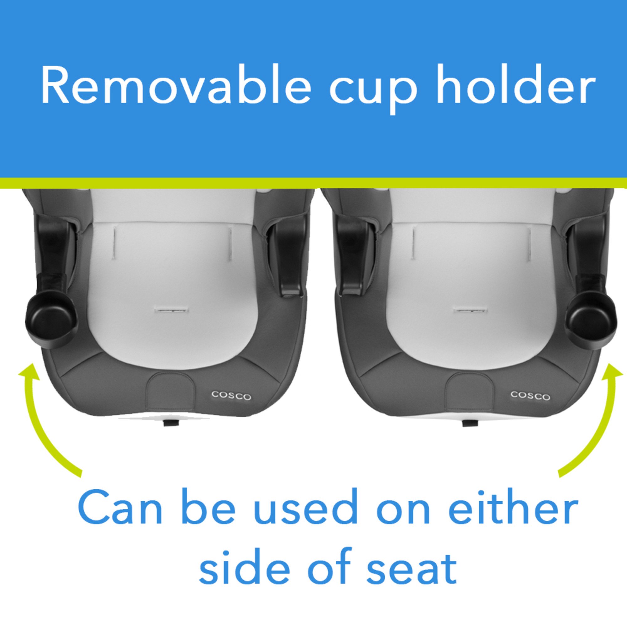 Cosco Finale DX 2-in-1 Booster Car Seat for Toddlers & Kids | High Back & Backless Booster | Safety Tested | Dusk Color | Perfect for Travel & School Carpool