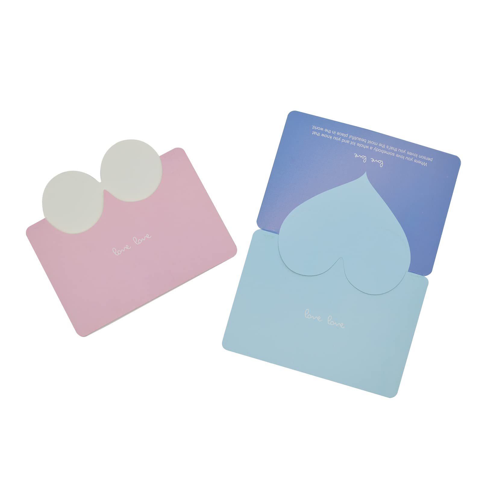 100Pcs Foldable Love Heart Greeting Cards - Valentine's Day, Christmas, Wedding, Birthday Cards Bulk Set | Perfect for DIY Crafts, Party Favors, Gift Wrapping & Special Occasions