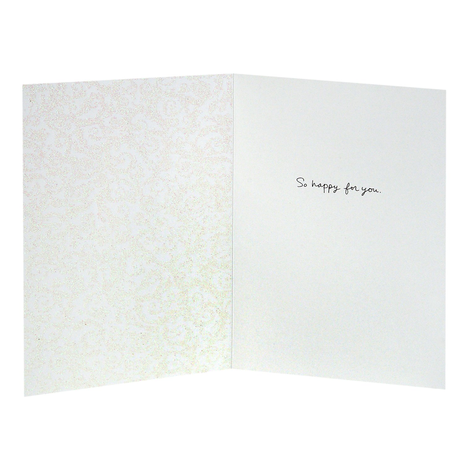 Hallmark Signature Wedding Card - Elegant Bridal Shower & Engagement Greeting Card with 