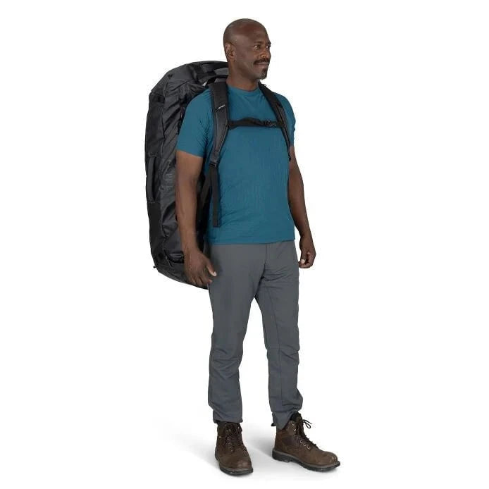 Osprey Transporter Duffel 150 - Large Travel Duffel Bag with Wheels, Water-Resistant Material for Airplane, Camping & Outdoor Adventures - Perfect for Luggage, Gym & Sports Equipment Storage