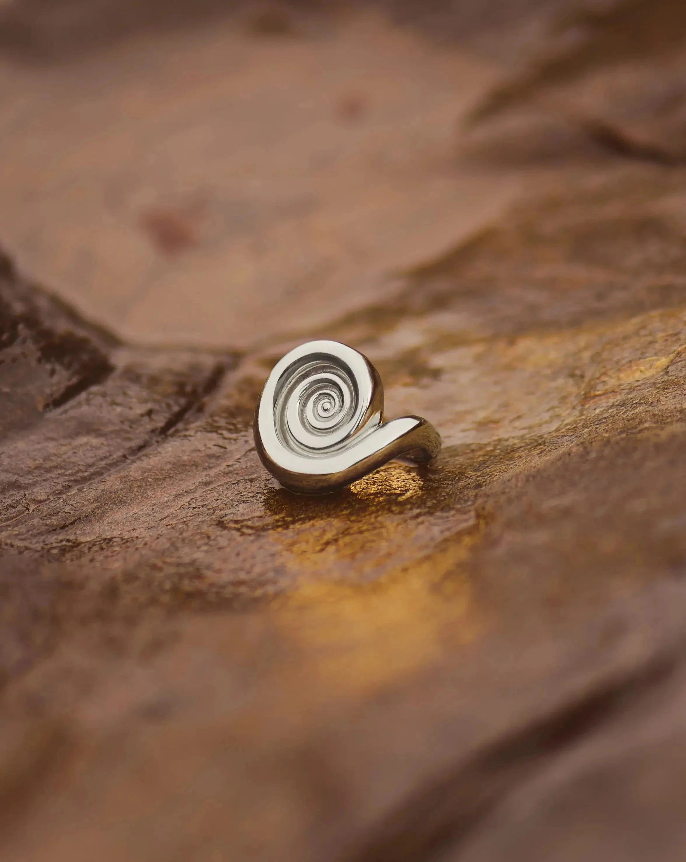 Spiral Statement Ring for Women | Silver Plated Boho Jewelry | Perfect for Parties, Weddings & Everyday Wear