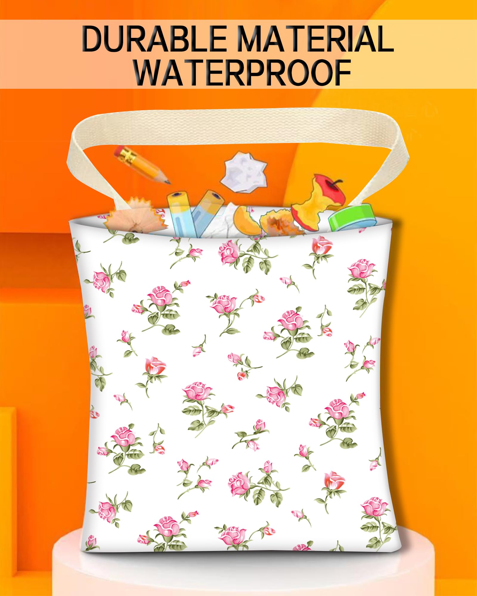 Car Trash Can with Lid - Hanging Auto Garbage Bag for Vehicles, Waterproof Car Accessories Organizer - Perfect for Road Trips, Commuting & Family Travel