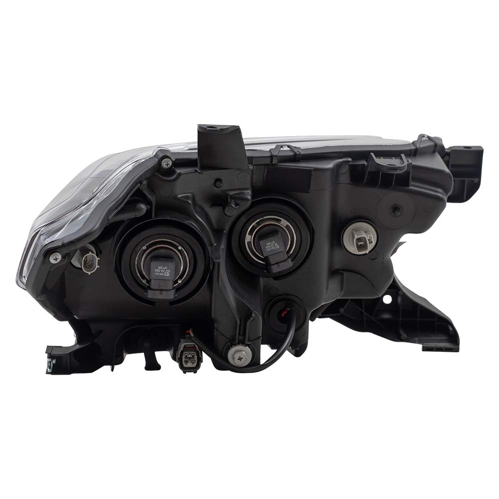 2016-2023 Toyota Tacoma Left Driver Side Halogen Headlight Assembly with LED DRL - Brock Aftermarket Replacement Compatible with Halogen Fog Lights - Perfect for Night Driving & Off-Road Adventures