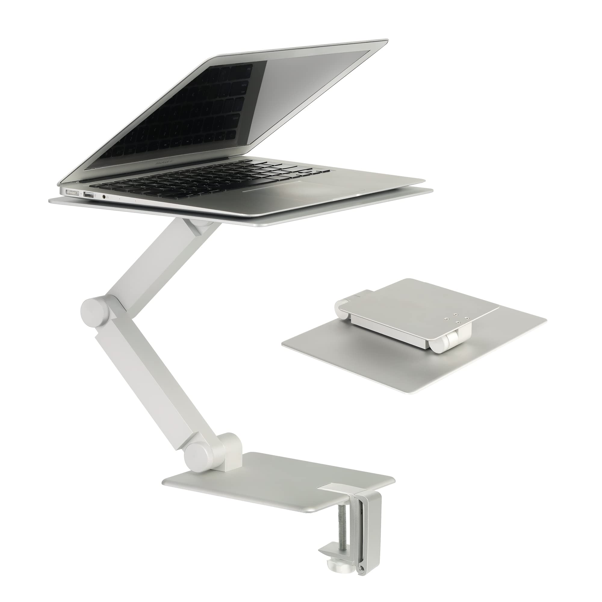 Ergonomic Aluminum Laptop Stand for MacBook & 10