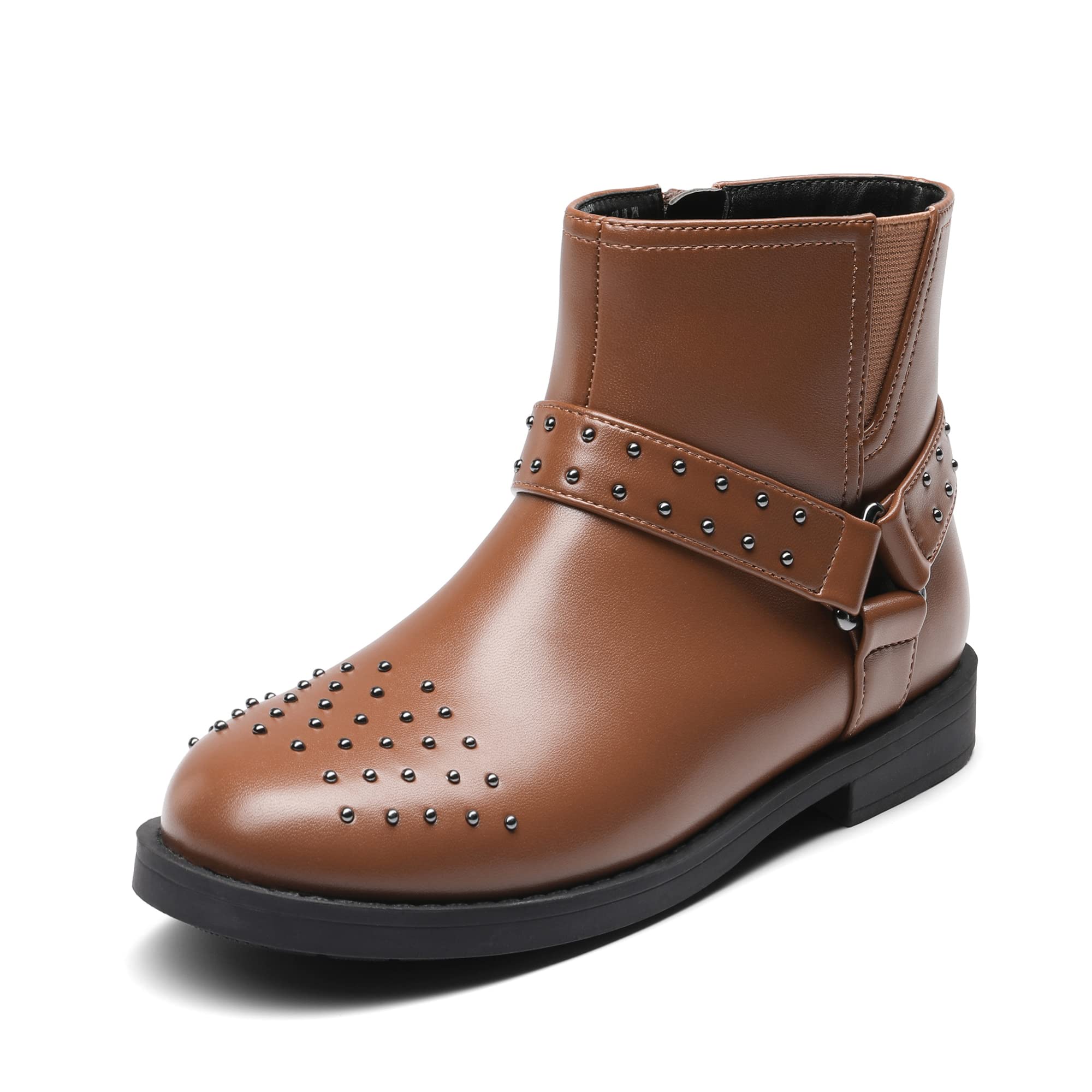 DREAM PAIRS Girls Ankle Boots - Fashionable Winter & Fall Boots for Kids & Toddlers - Perfect for School, Playdates, and Outdoor Adventures